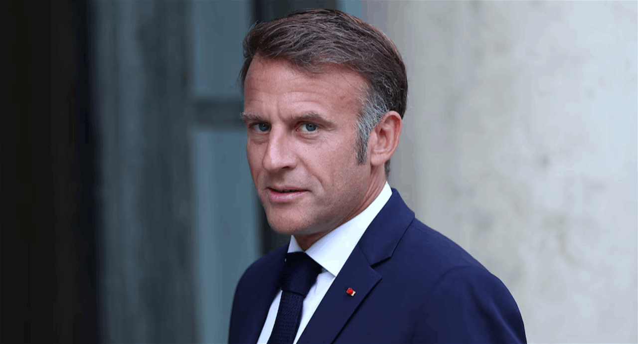 ماكرون: الانسحاب الإسرائيلي وإنهاء الانتهاكات شرطان أساسيان