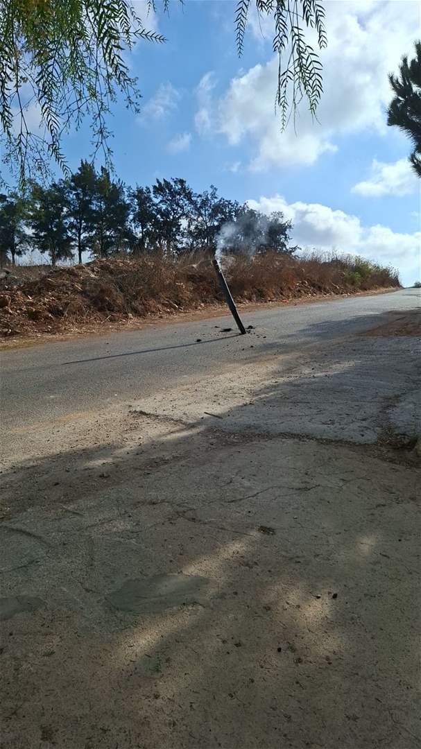 في النبطية.. صاروخ لم ينفجر