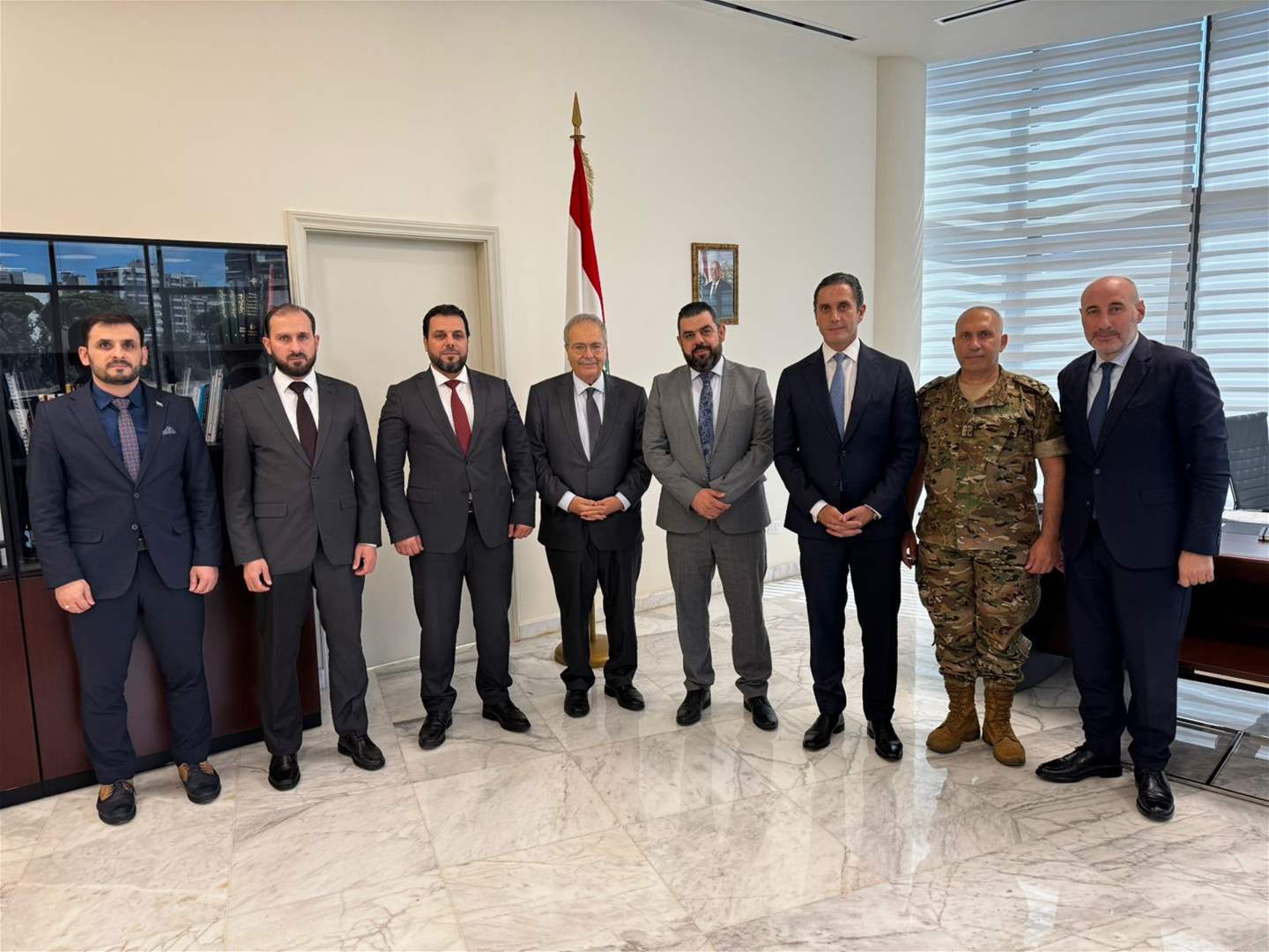 متري يلتقي وفدًا سوريًا تمهيدًا لزيارة وزارية