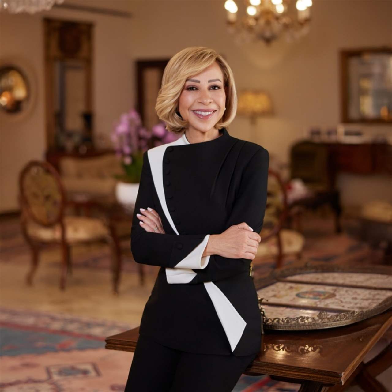 اللبنانية الأولى السيدة نعمت عون في حوار مع طلاب الإعلام