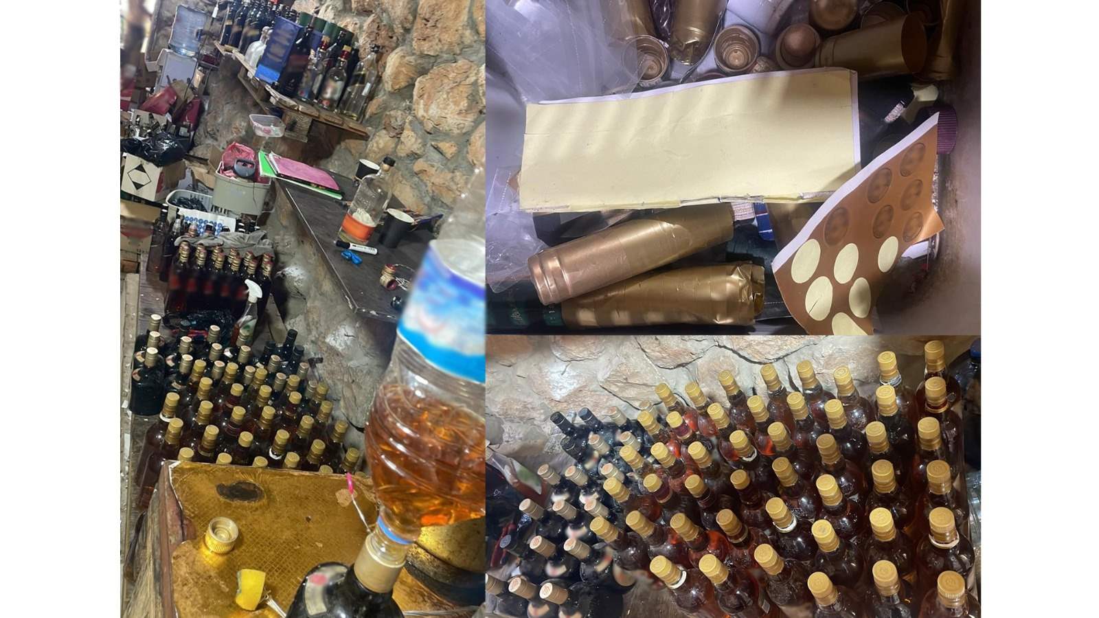 مشروبات روحية &quot;مغشوشة&quot;.. وقوى الأمن تتحرك