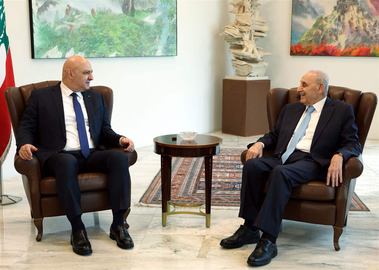 لقاء عون وبري: &quot;ببركات ستنا مريم كل شي منيح&quot;