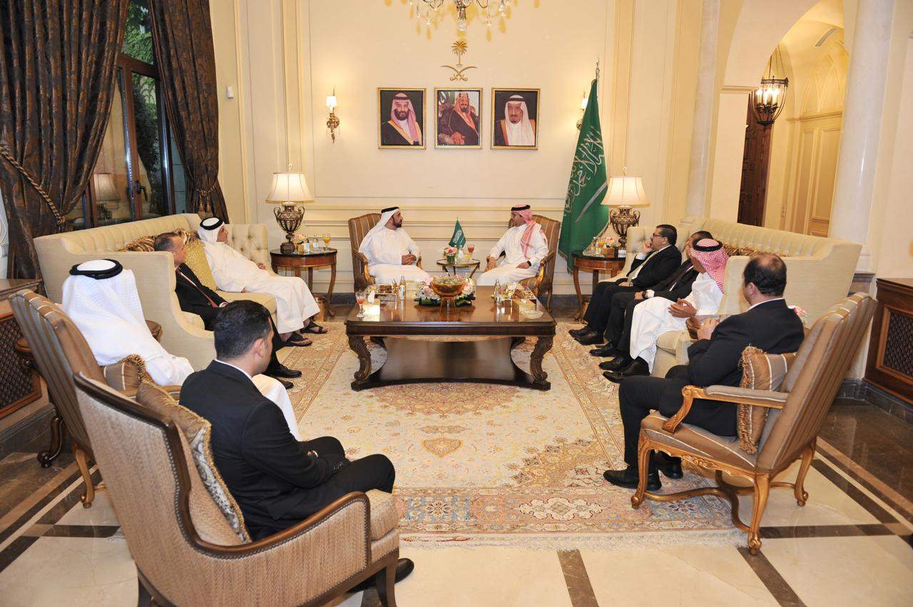 الوفد البرلماني العربي التقى السفير السعودي في لبنان وليد بخاري 