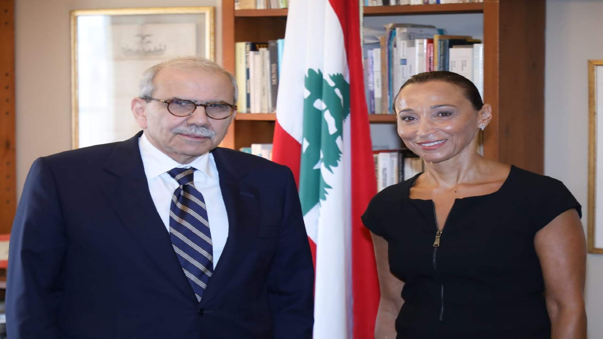  سلام يستقبل السفيرة هند درويش قبل مباشرتها مهامها في اليونسكو