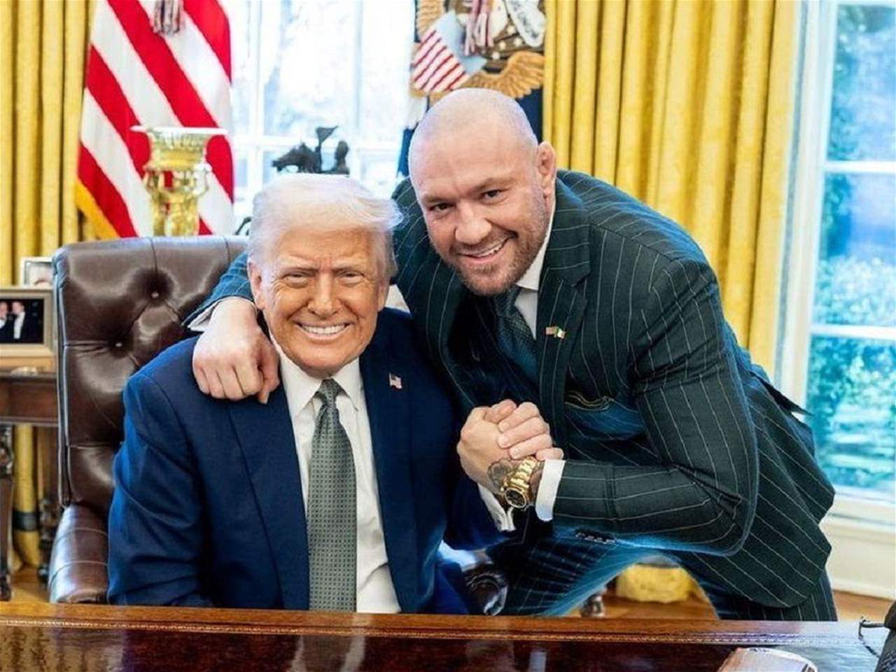 ماكغريغور يعلن الشراكة مع ترامب