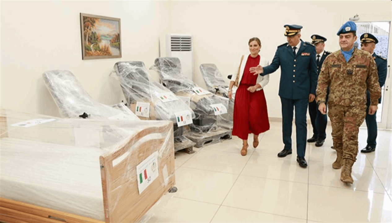 مواد طبّية للجيش من وزارة الدفاع الايطالية