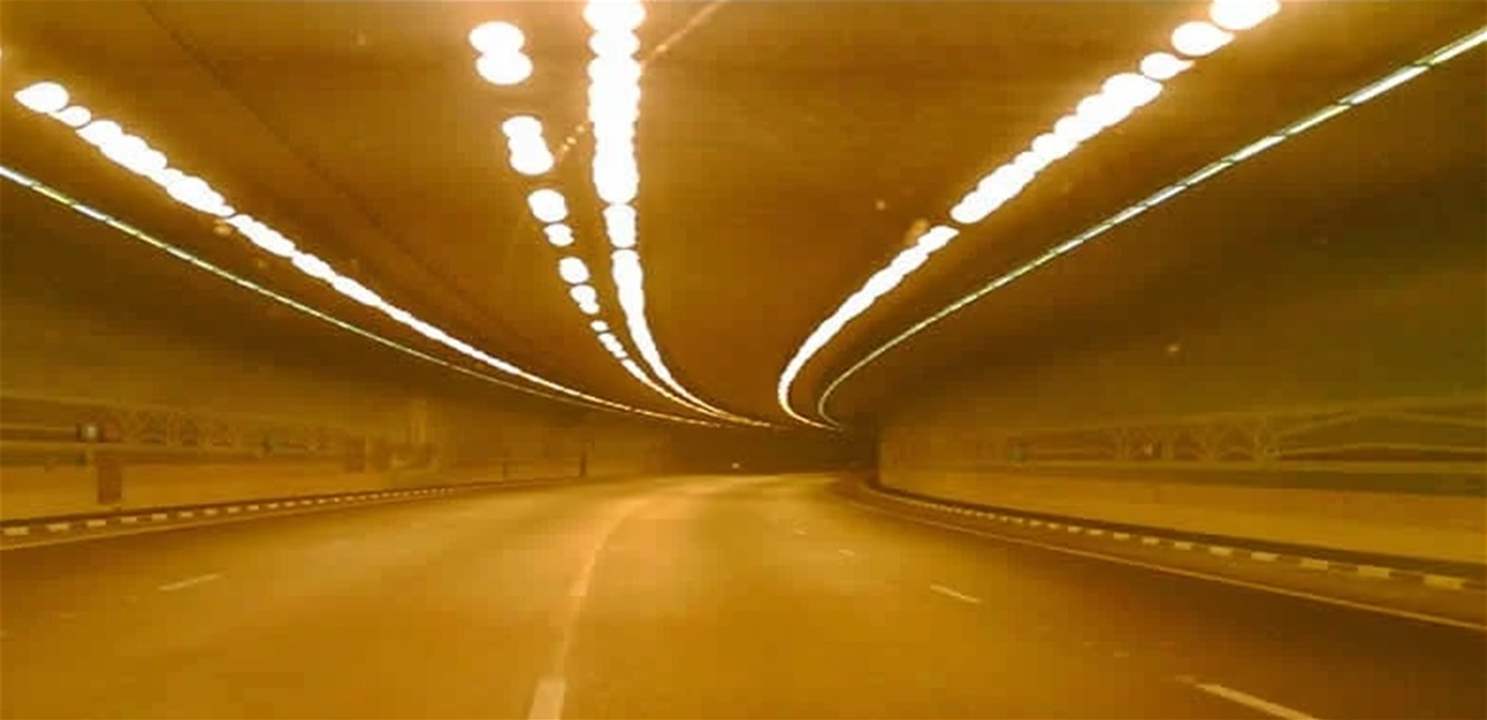 الأشغال انجزت انارة نفق المطار