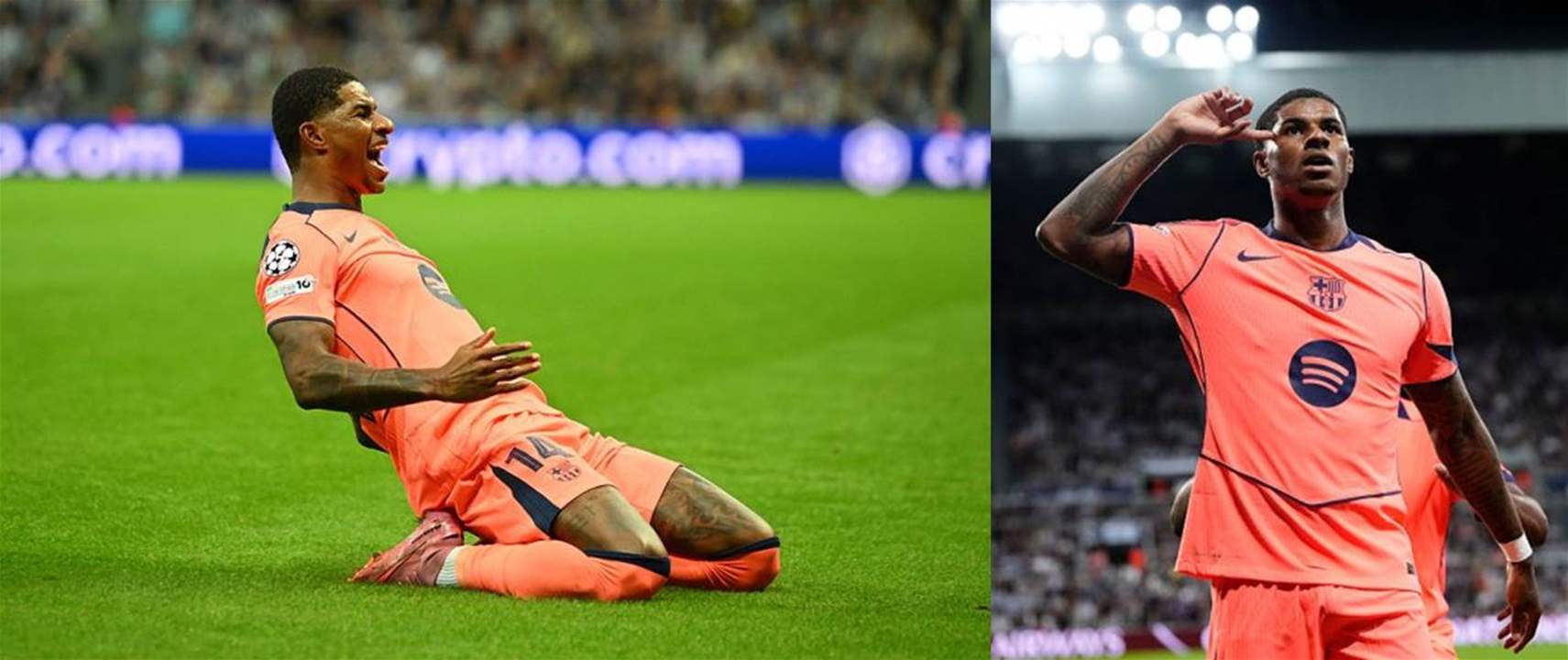 راشفورد يوقّع أوّل أهداف الإنجليز بقميص برشلونة أوروبيّا 