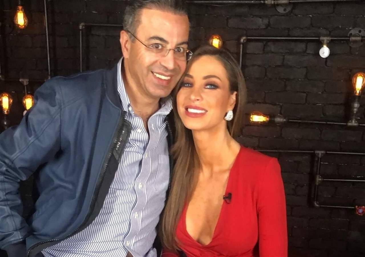 انابيلا هلال تعايد زوجها نادر صعب برسالة رومانسية بمناسبة عيد ميلاده 