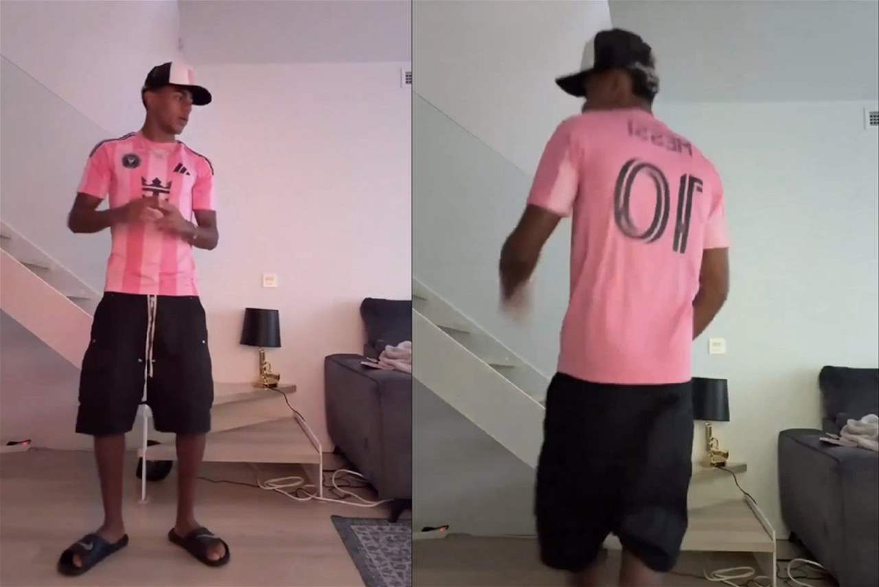 فيديو - لامين يامال يتمايل مرتدياً قميص ليونيل ميسي 