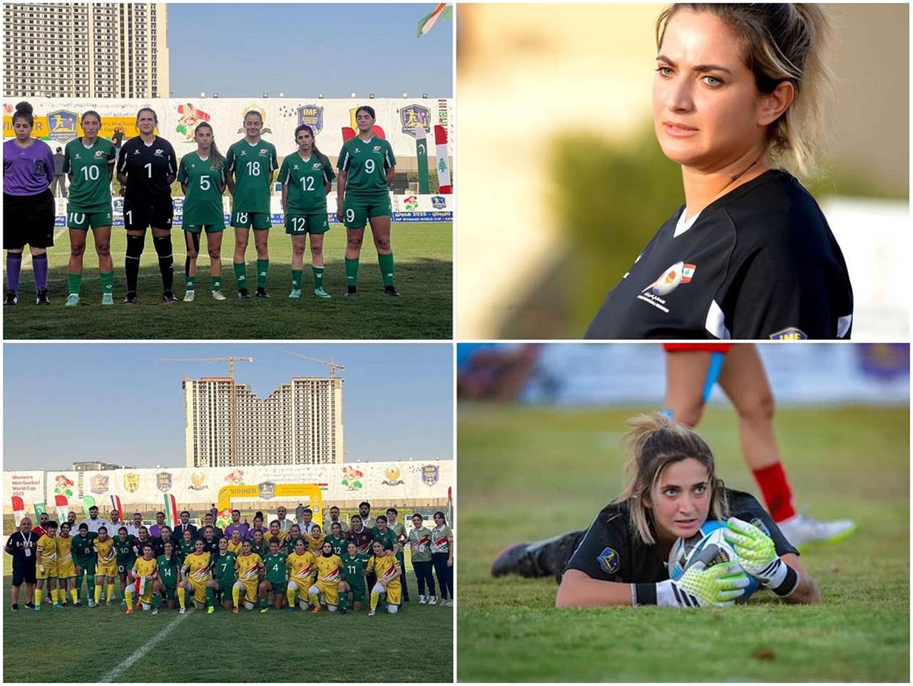 لبنان ثالث كأس العالم في الميني فوتبول للسيدات