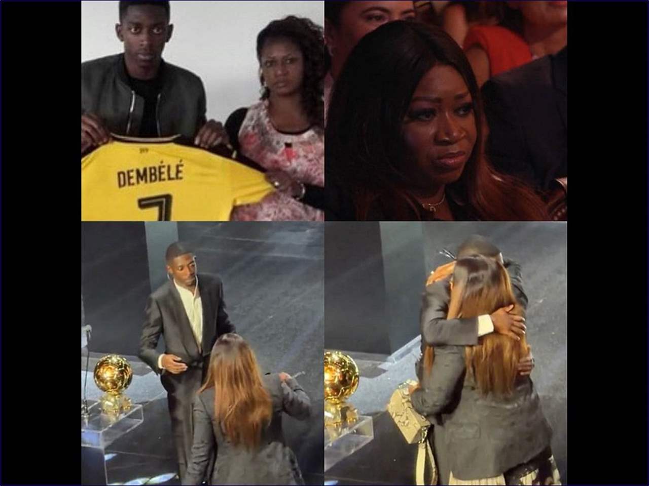 من هي السيدة التي أبكت عثمان ديمبيلي؟