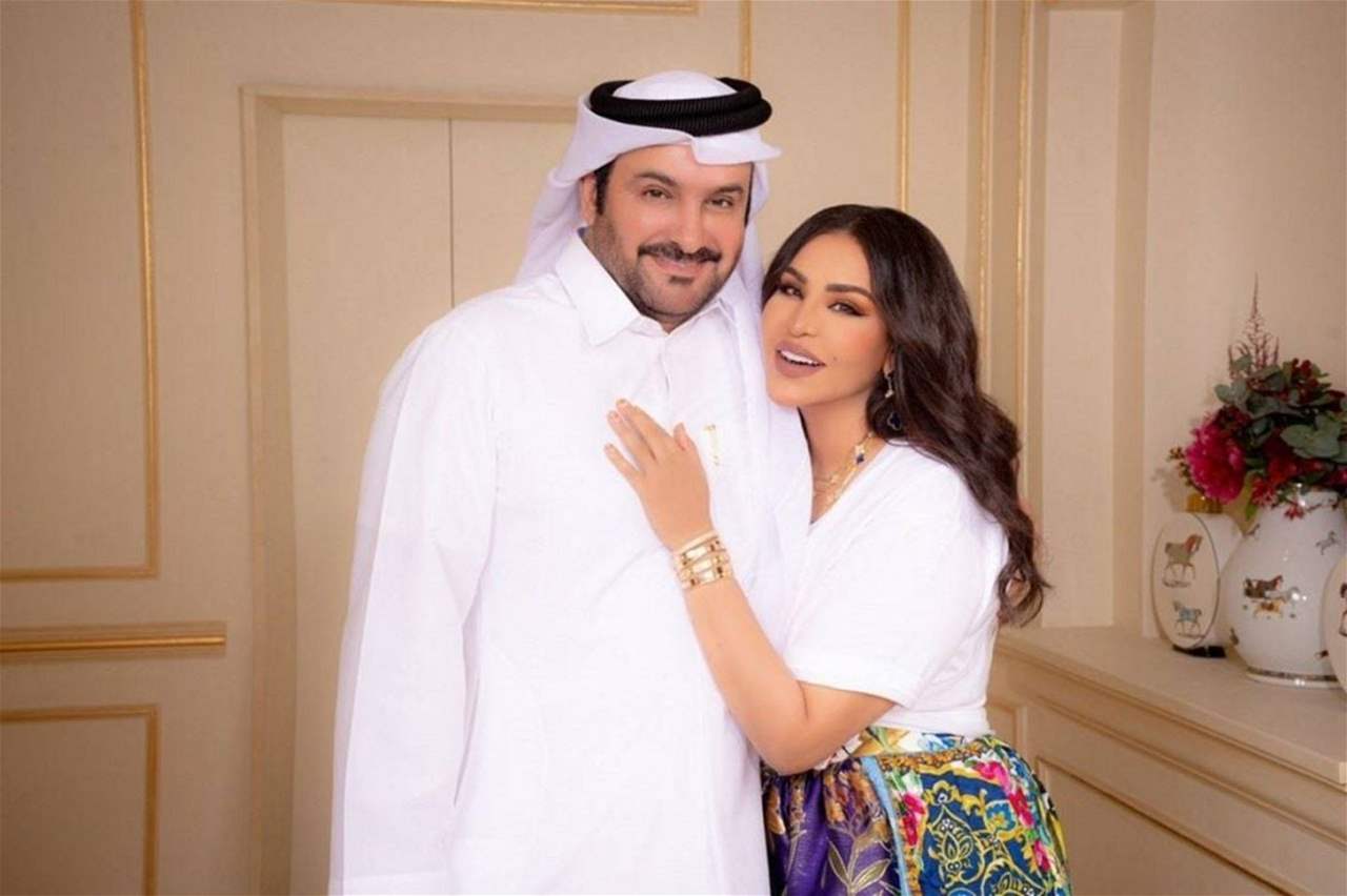 لحظة رومانسية تجمع أحلام ومبارك الهاجري تـ ـشعل حفل اليوم الوطني السعودي الـ95