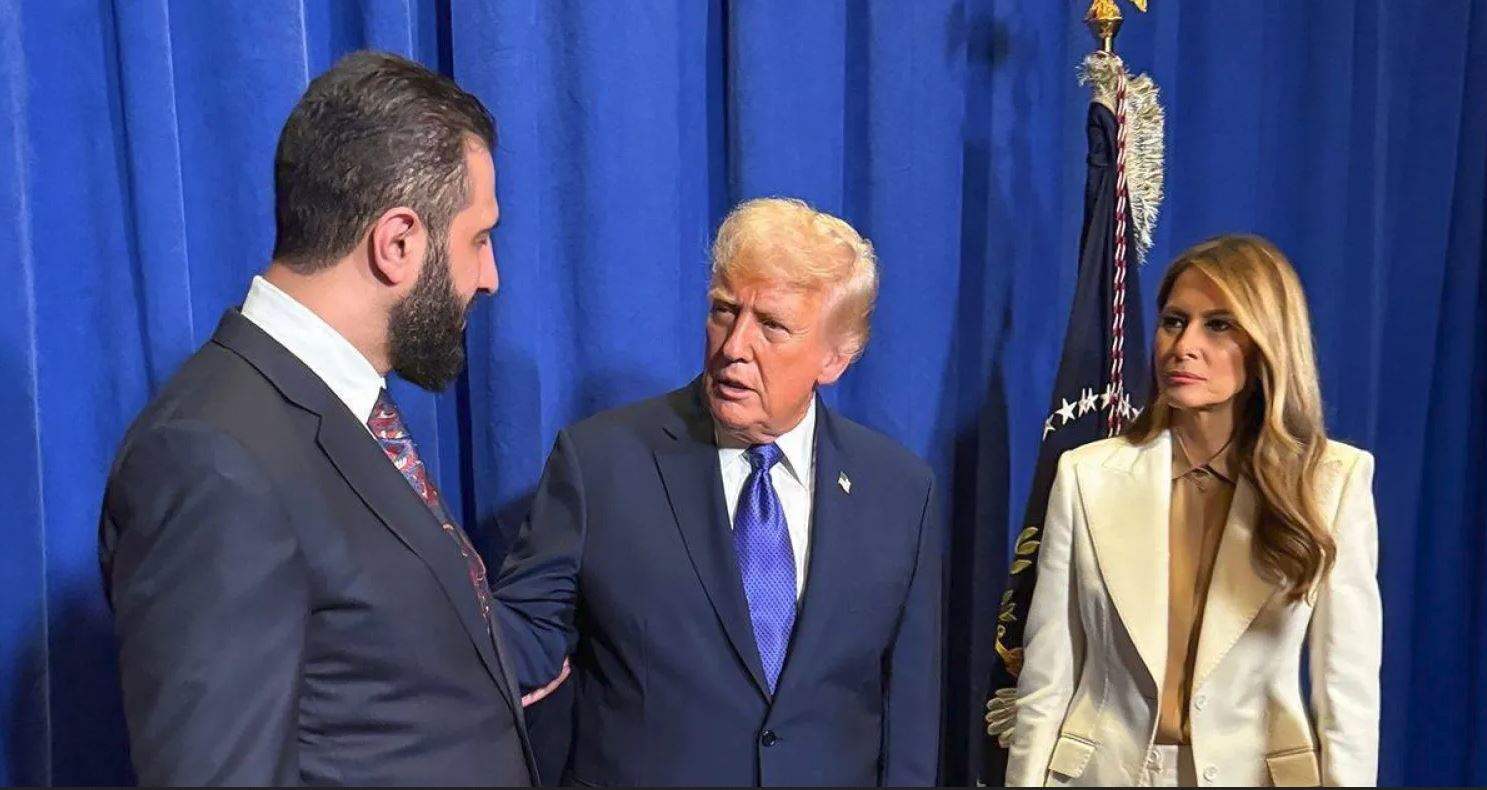 ترامب التقى الشرع في نيويورك (صورة)