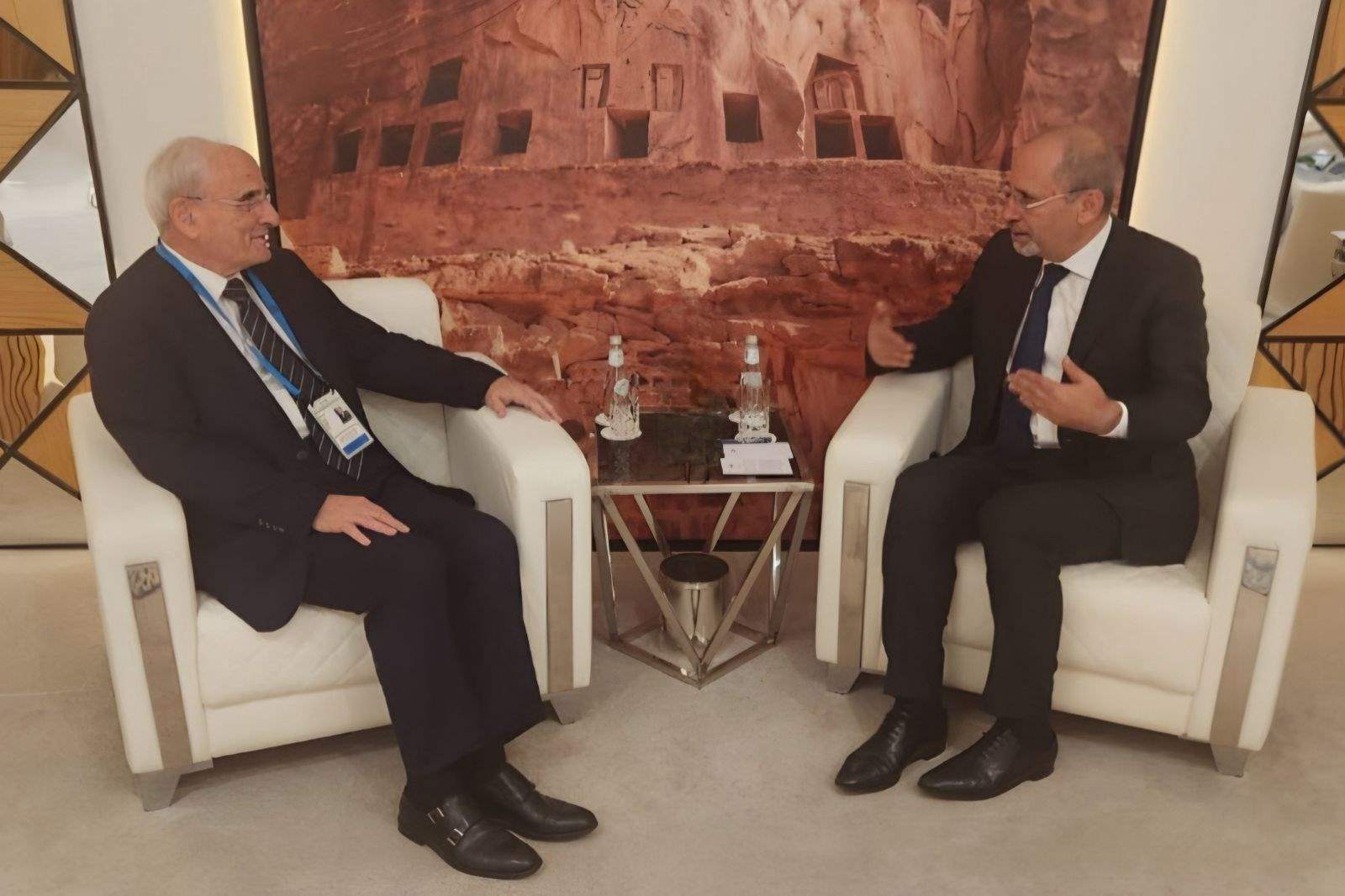 في السعودية.. لقاء يجمع وزير الدفاع اللبناني بوزير الخارجية الأردني 