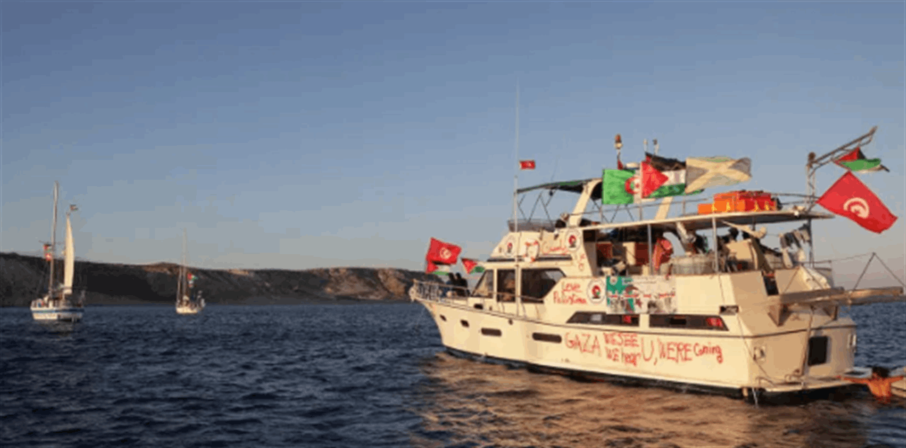 ​اقتياد &quot;أسطول الصمود&quot; إلى ميناء اسرائيلي