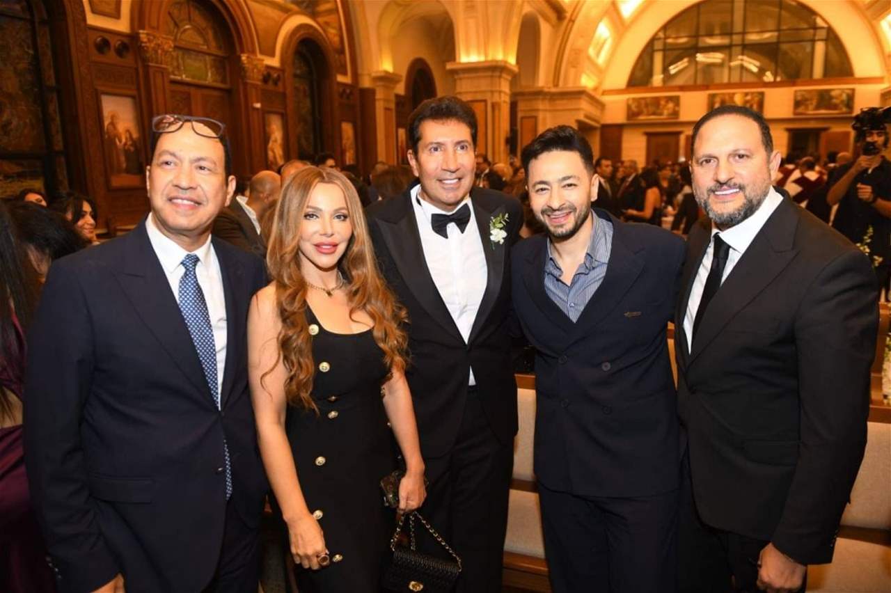 زفاف نجل الفنان هاني رمزي في حفل فخم بالقاهرة 