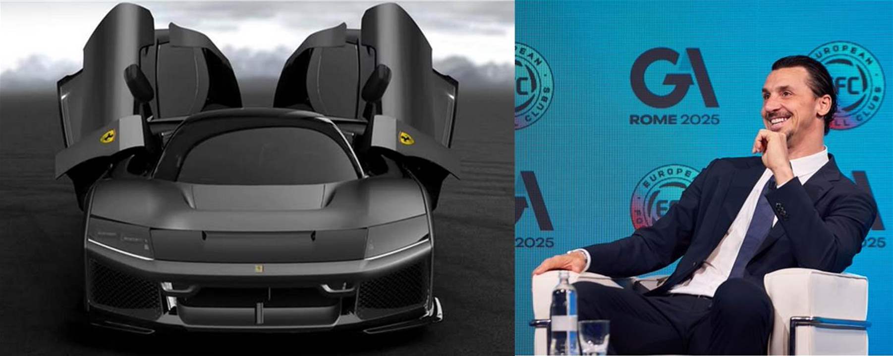 زلاتان إبراهيموفيتش أهدى نفسه فيراري بقيمة 4.5 ملايين يورو