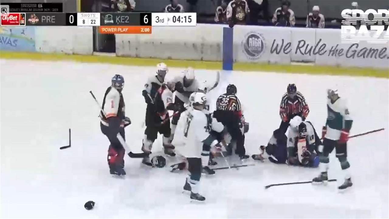 فيديو - شجار جماعي عنيف بسب &quot;اللغة الروسيّة&quot;