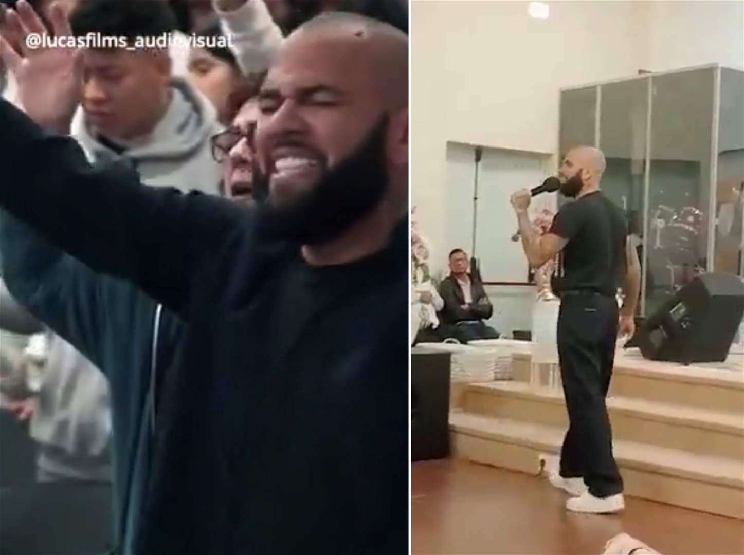 داني ألفيش يظهر كواعظ في كنيسة جيرونا