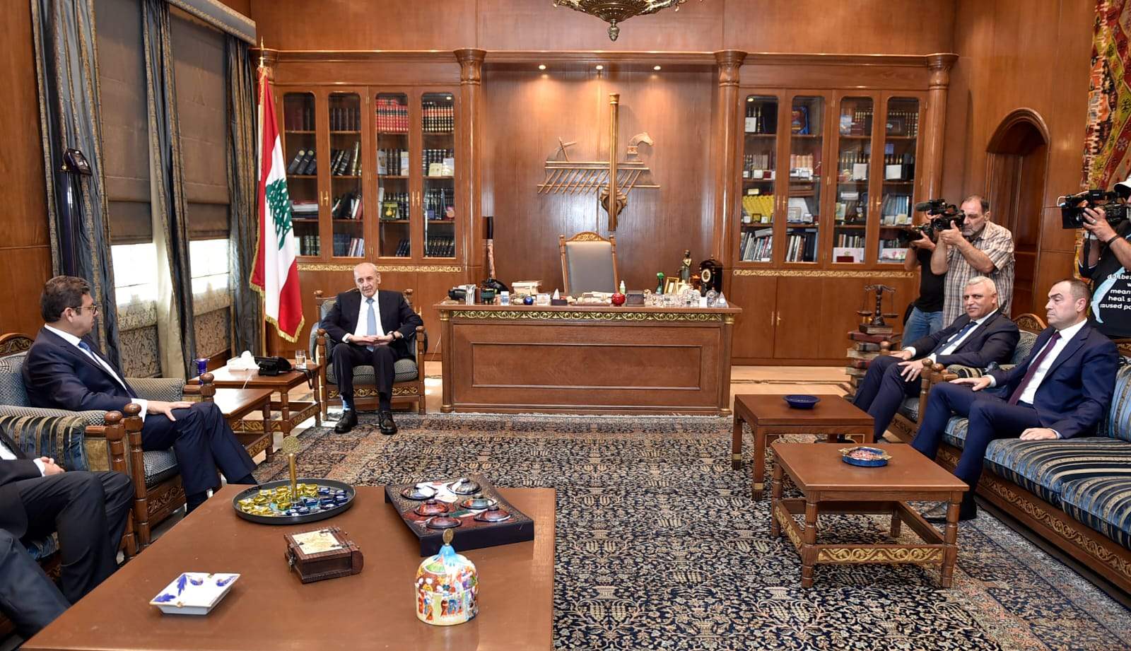 ماذا بحث بري مع أورتاغوس والموفد المصري؟ 