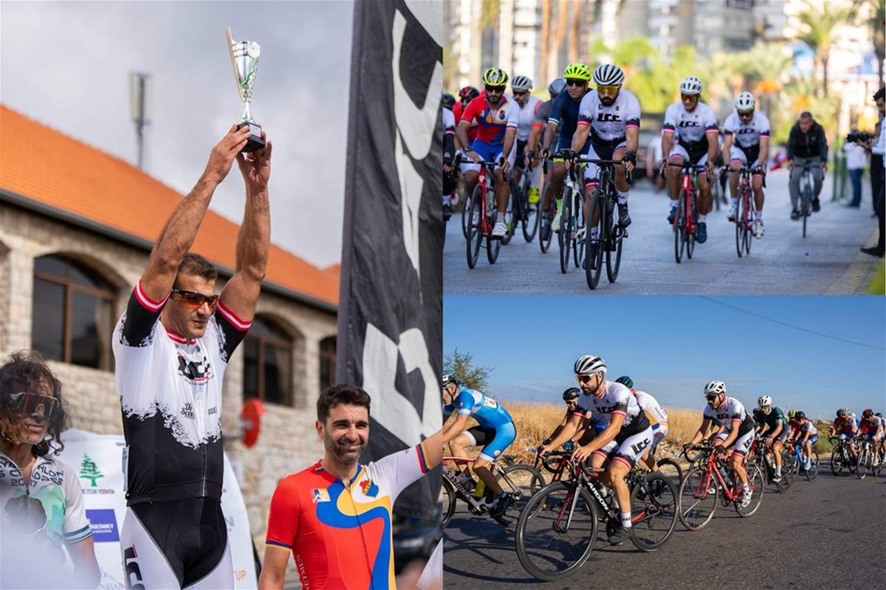 نجاح لافت لكأس لبنان للطريق في الدرّاجات الهوائية