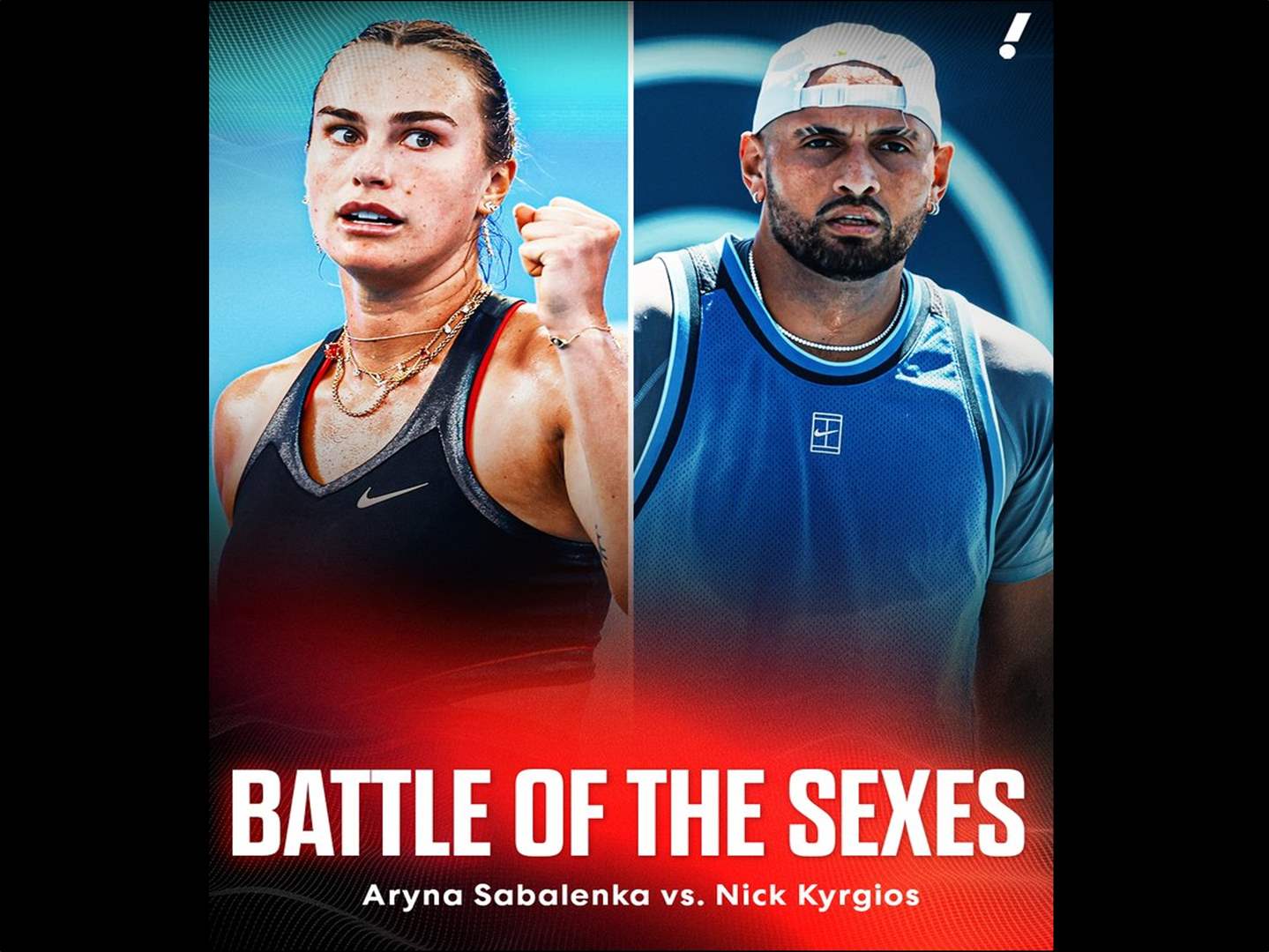 المواجهة الثانية في تاريخ التنس بين الرجال والسيدات