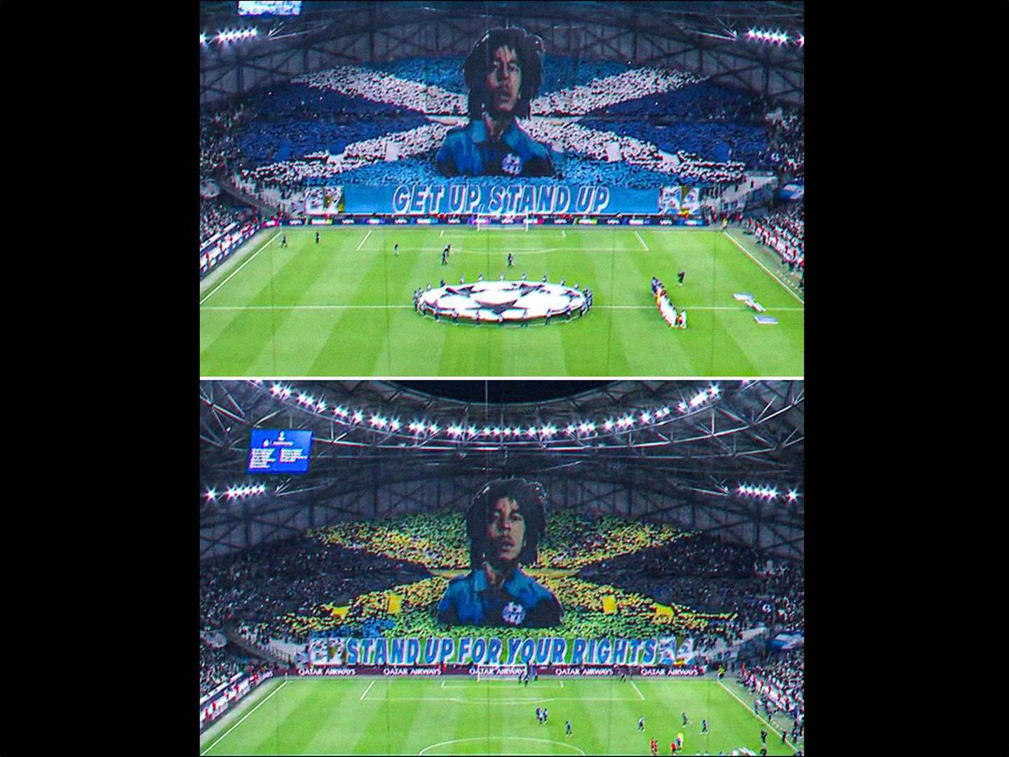 جماهير مارسيليا تُكرِّم بوب مارلي