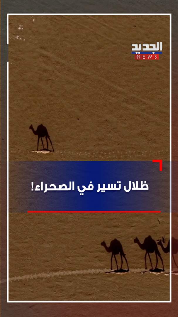ظلال تسير في الصحراء! (فيديو)