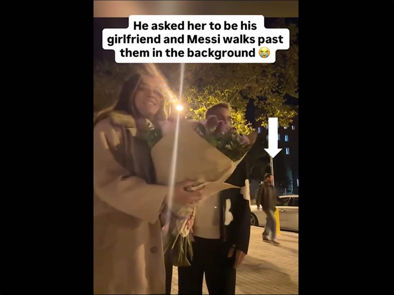 فيديو - لحظة الاعتراف بالحبّ .. مرور ميسي 
