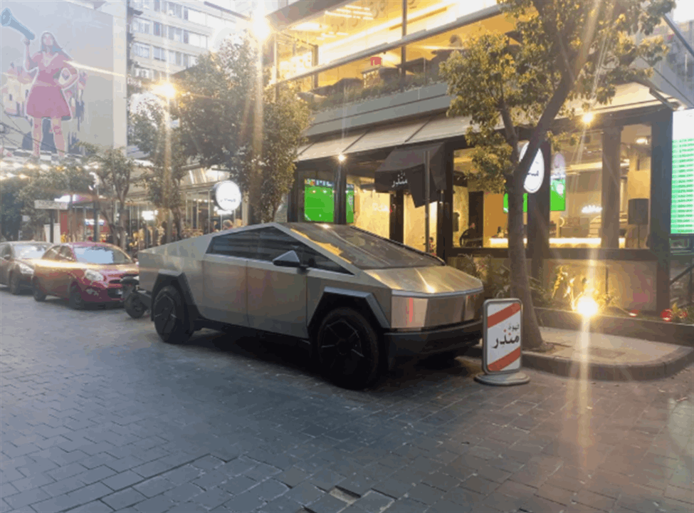 تشفيطة وحادث لسيارة إيلون ماسك في لبنان (شاهد الفيديو)