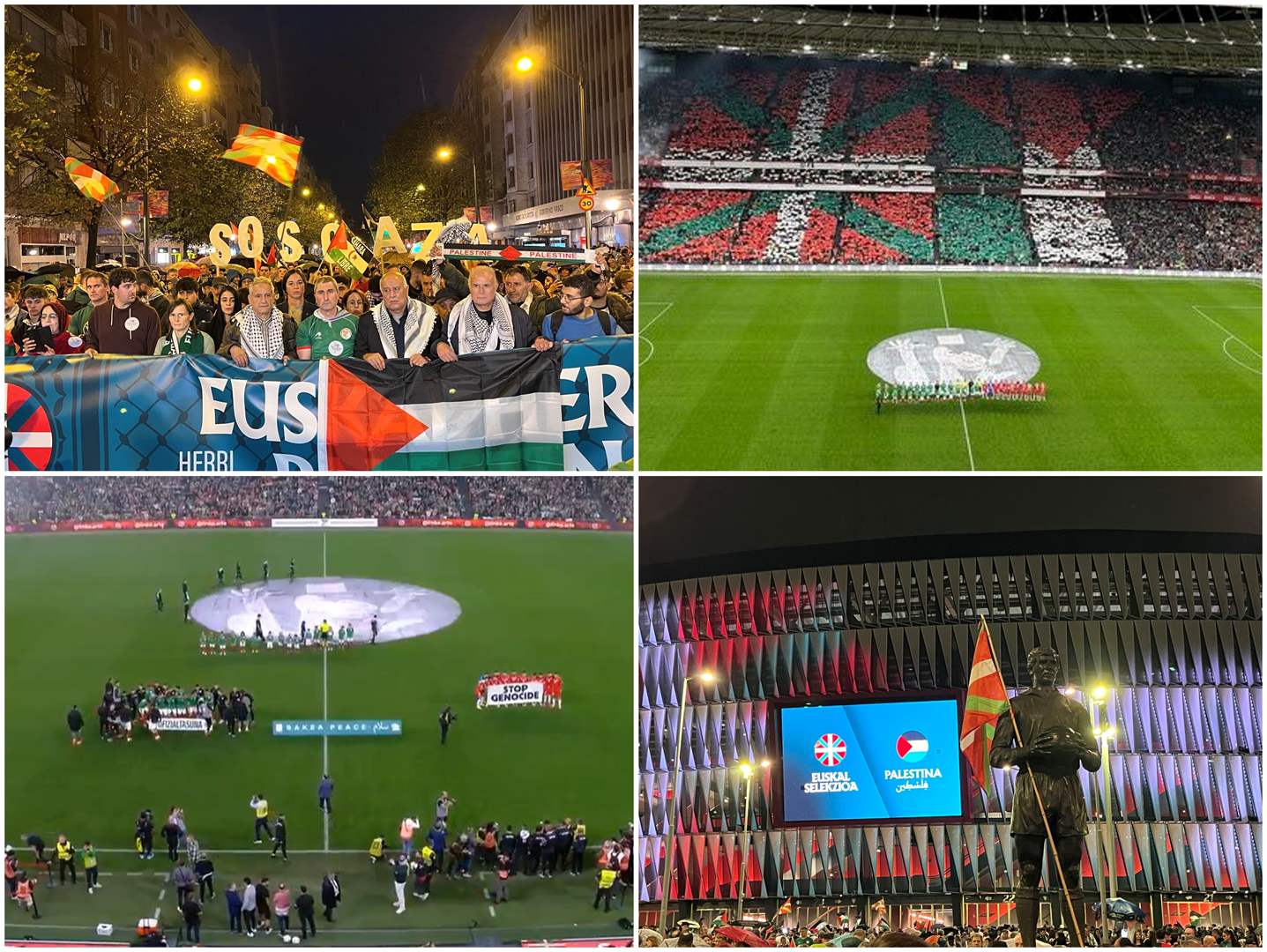 فيديو - سان ماميس وإقليم الباسك اشتعلا تضامنا مع فلسطين