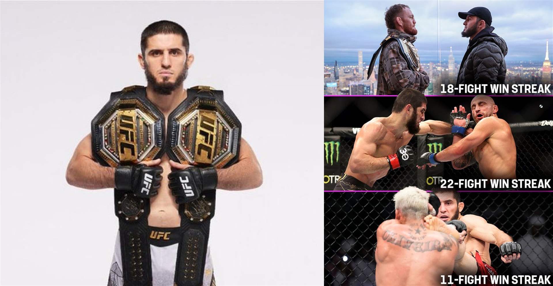 فيديو - إسلام ماخاتشيف يحصد لقبين في فئتين