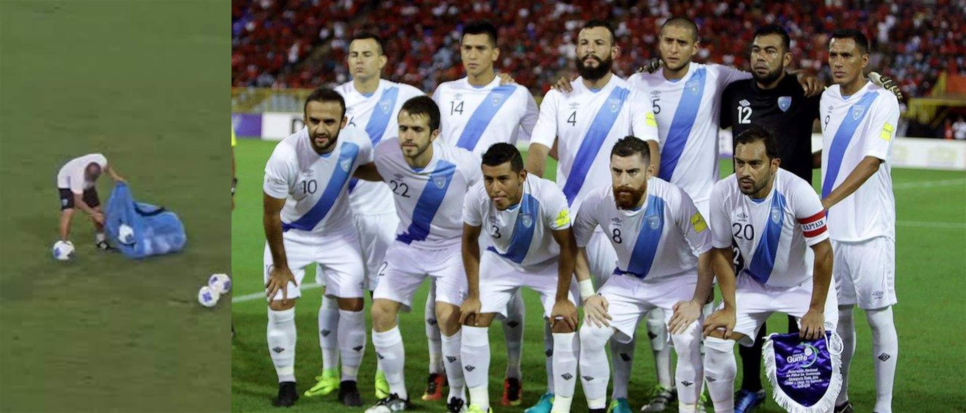 فيديو - عامل تجهيزات يبكي حلم المونديال ويخطف الأضواء