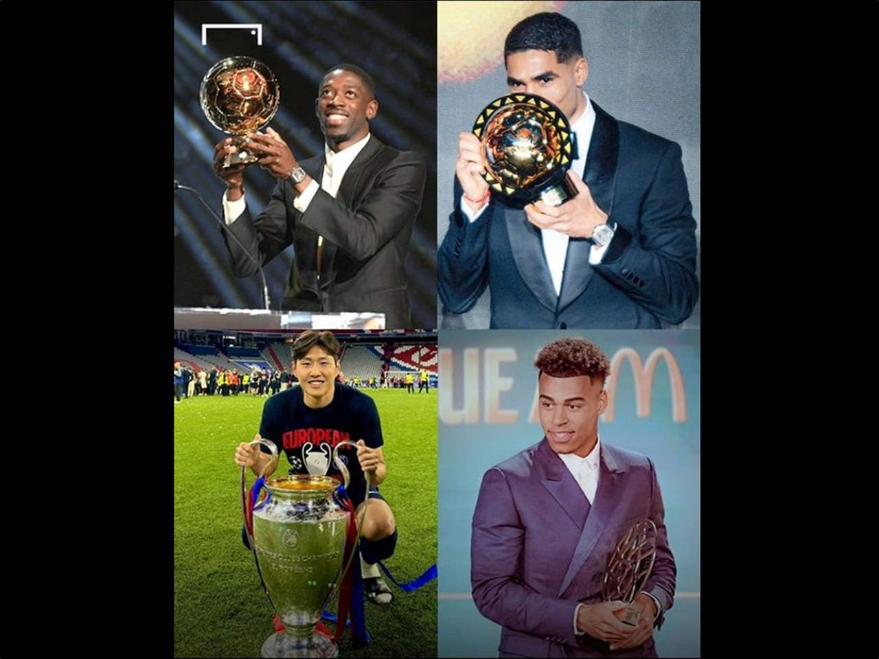 نجوم باريس سان جيرمان يتألقون ويكتسحون الجوائز العالمية 