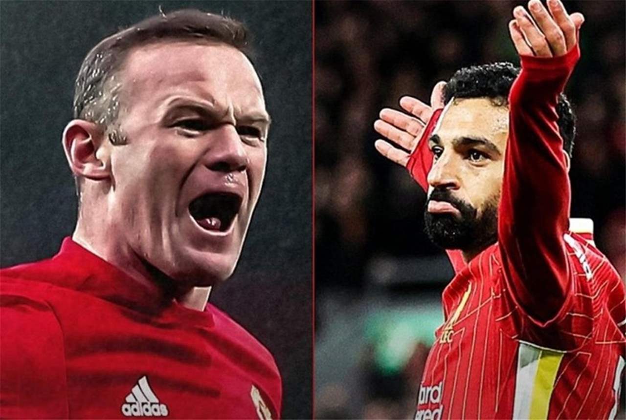 واين روني يطالب باستبعاد محمد صلاح من تشكيلة ليفربول
