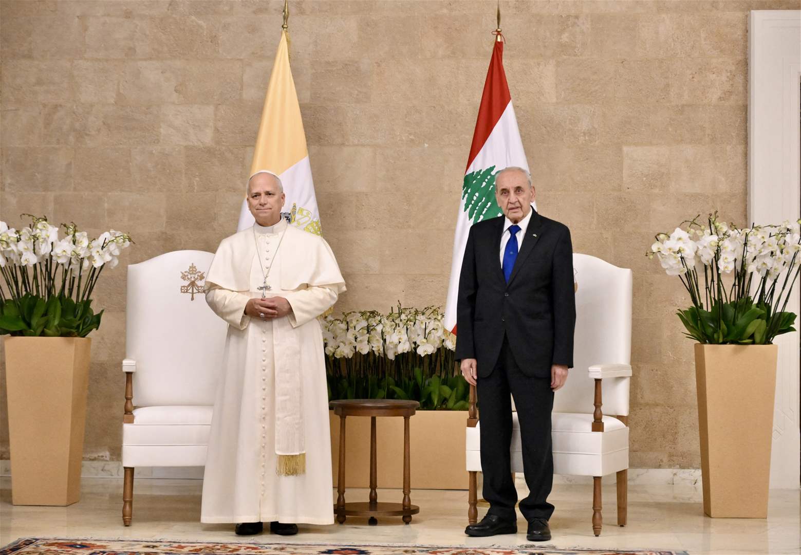 بالصورة: هدية من برّي لـ البابا لاون! 