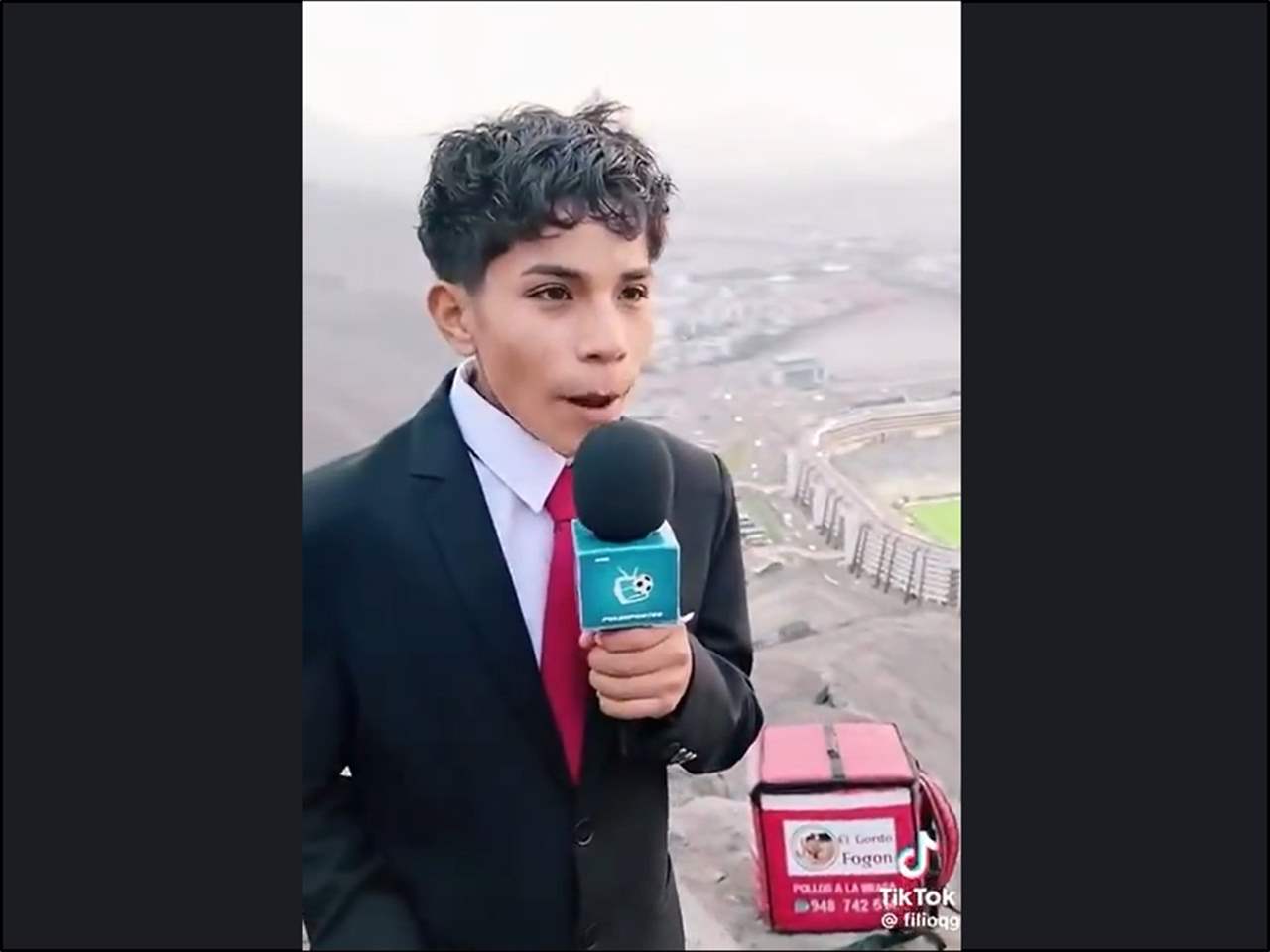 فيديو - علّق على المباراة من أعلى الجبال 