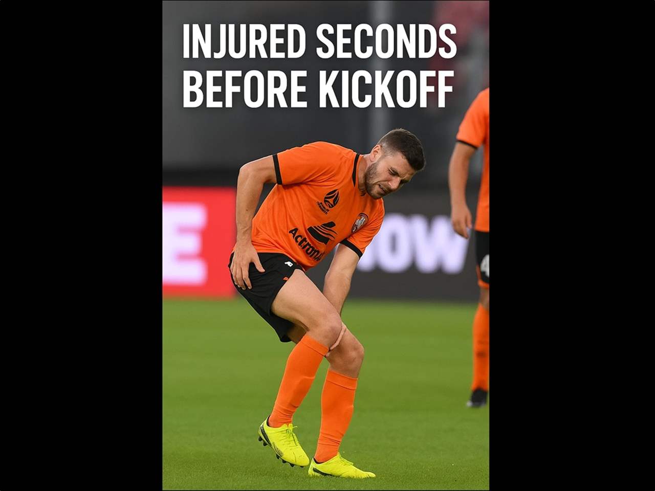 فيديو - حادثة غريبة … إصابة لاعب قبل انطلاق المباراة بثوانٍ 