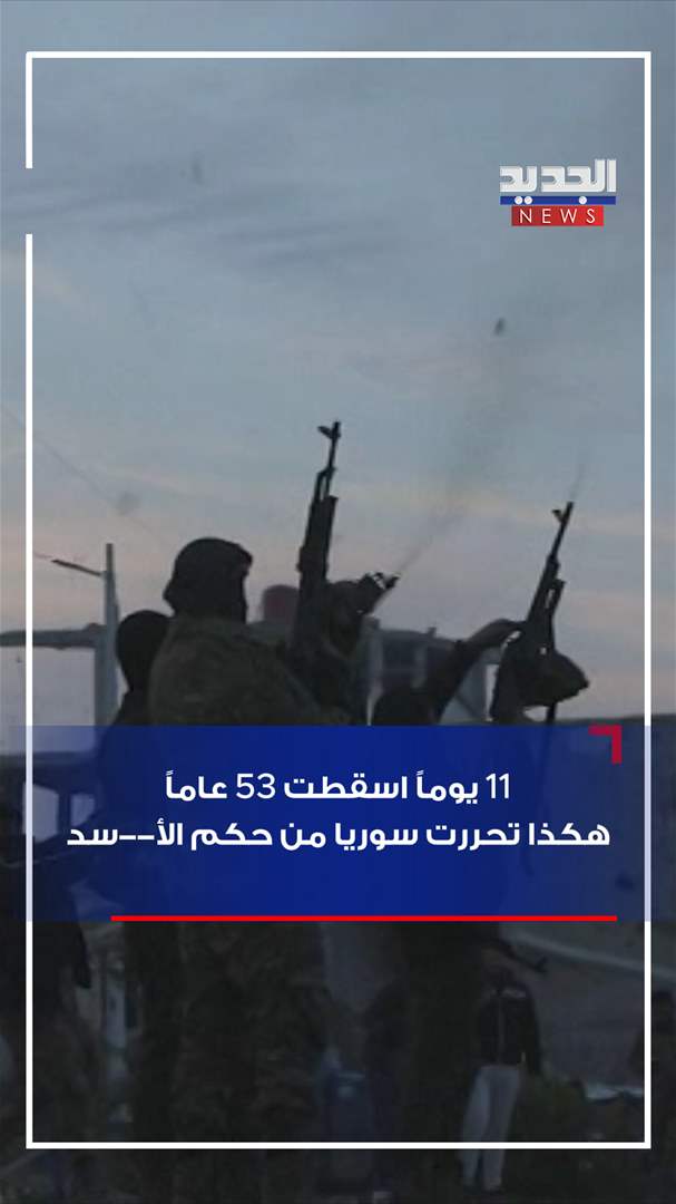 11 يوماً اسقطت 53 عاماً.. هكذا تحررت سوريا (فيديو)