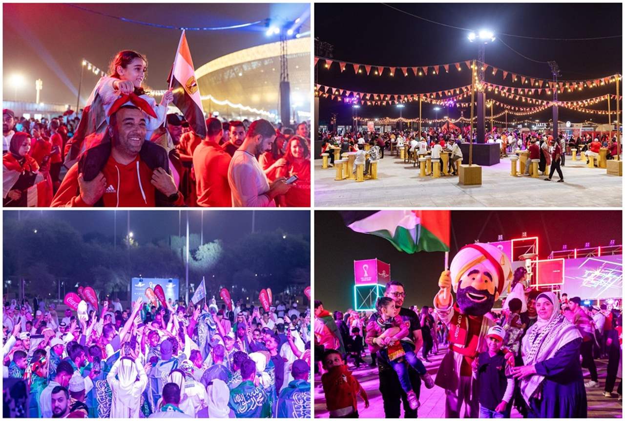 احتفاء عربي بالوحدة والثقافة في مناطق المشجعين لكأس العرب - قطر 2025