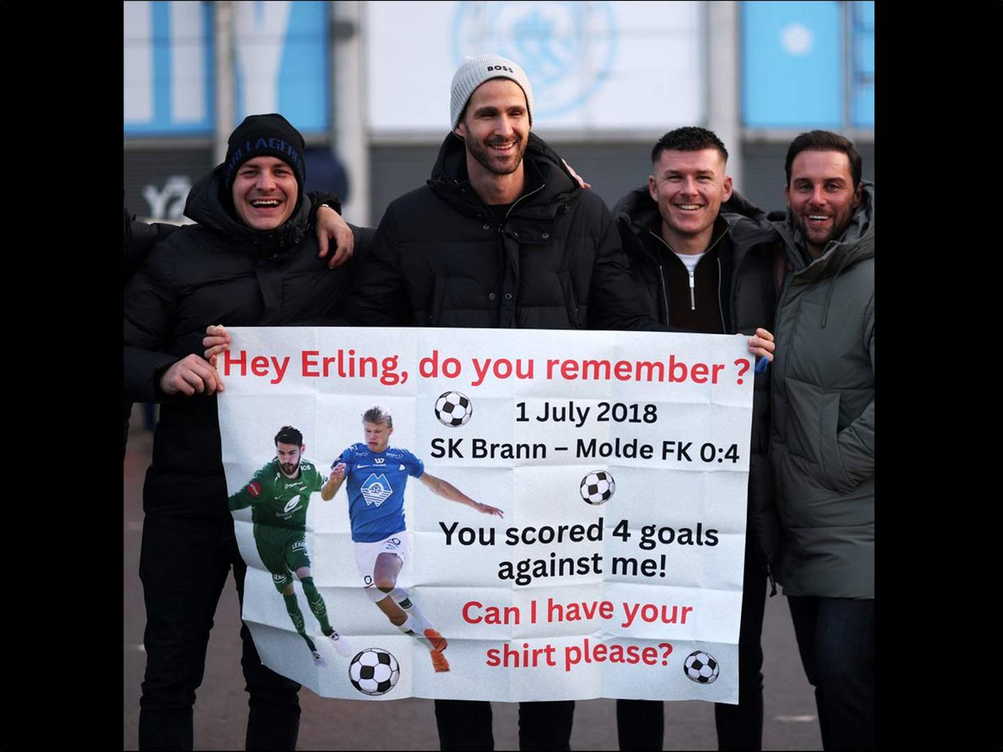 لاعب يستعيد الذكريات بابتسامة "هالاند سجل ضدي 4 أهداف وأريد قميصه" 