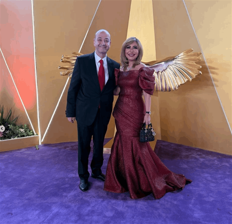 أنباء عن ارتباط عمرو اديب بسيدة اعمال شهيرة بعد طلاقه من لميس الحديدي