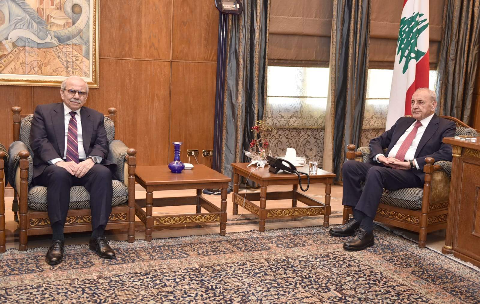 سلام في عين التينة.. والمستجدات السياسية على الطاولة 