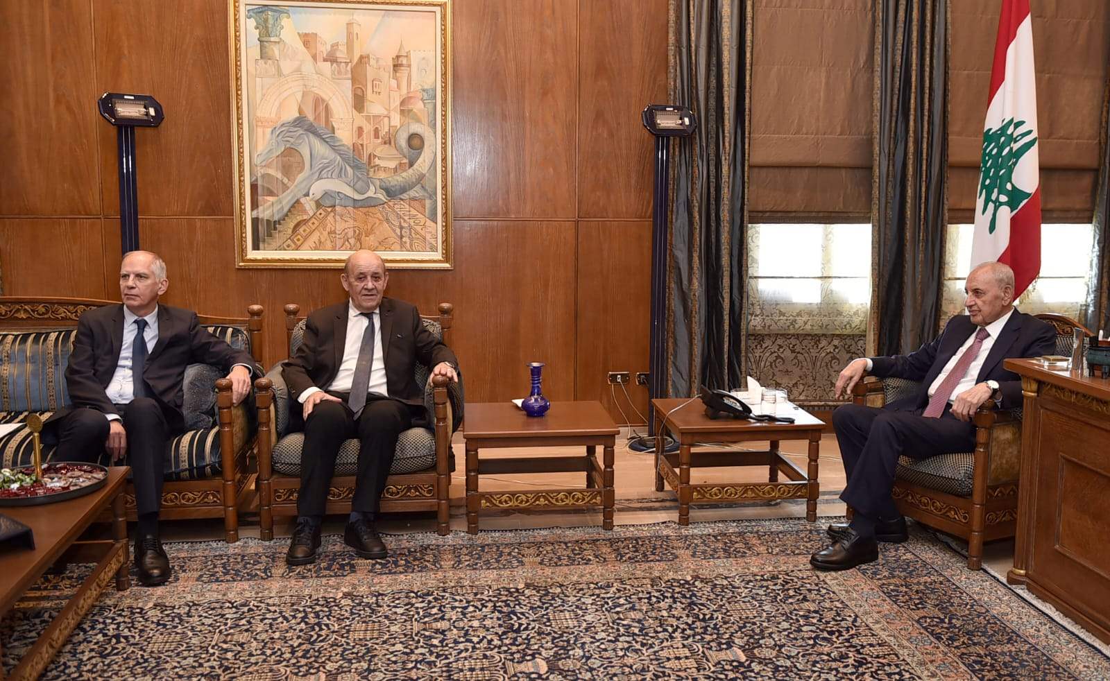 "لا يجوز لإسرائيل".. ماذا دار بين بري ولودريان؟  ​ ​