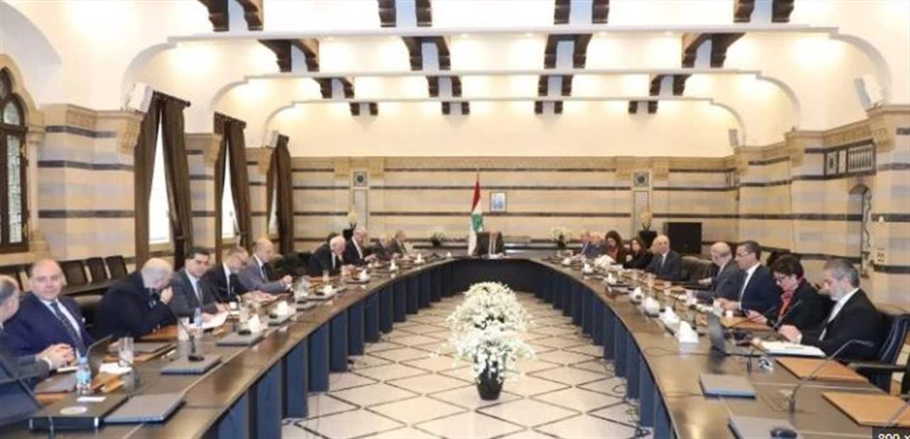 جلسة مجلس الوزراء في السراي.. مراسل الجديد ينقل الأجواء 