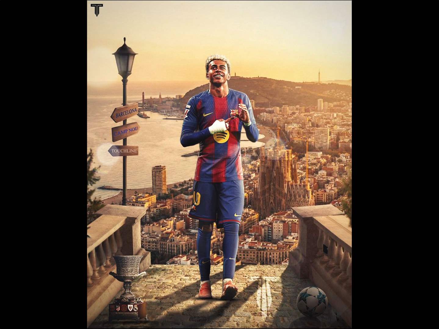 برشلونة ومينديز يضبطان نشاط لامين الاعلامي