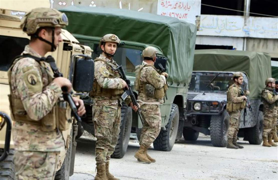 الجيش اللبناني: الاعتداءات الإسرائيلية المدانة تعيق جهود الجيش وتعرقل استكمال تنفيذ خطته