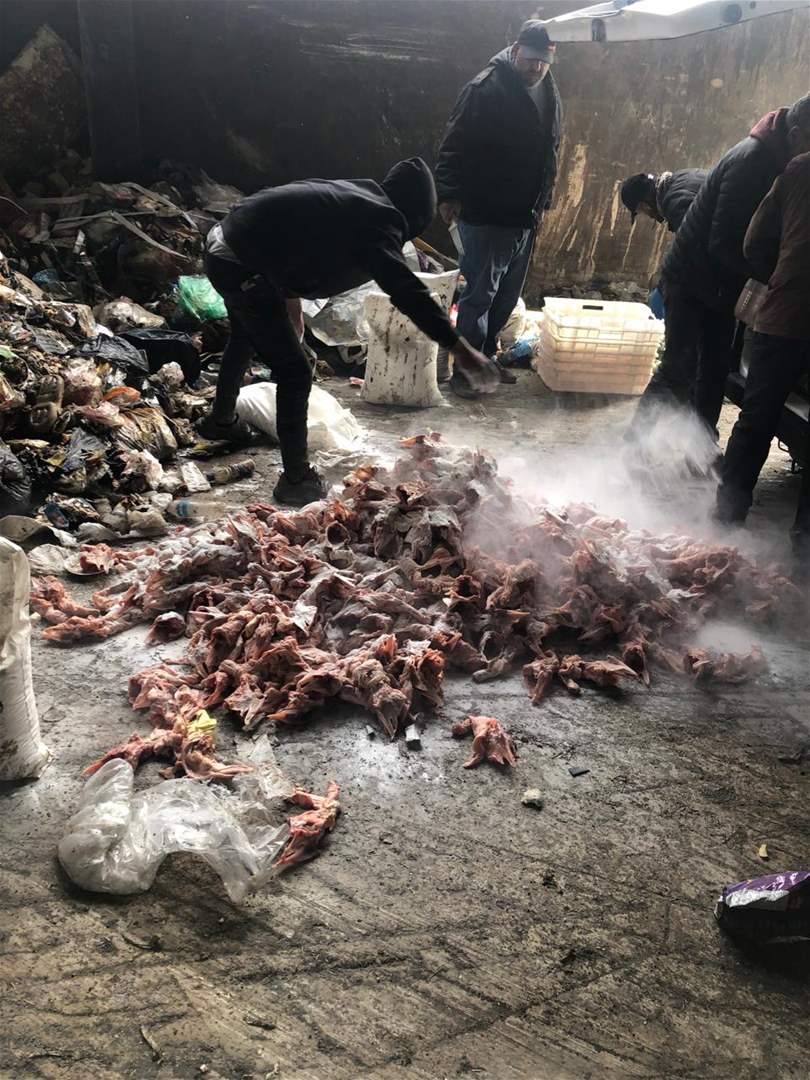 دجاج مجمد وخزانات دماء.. مداهمة وتوقيفات (شاهد الفيديو) 