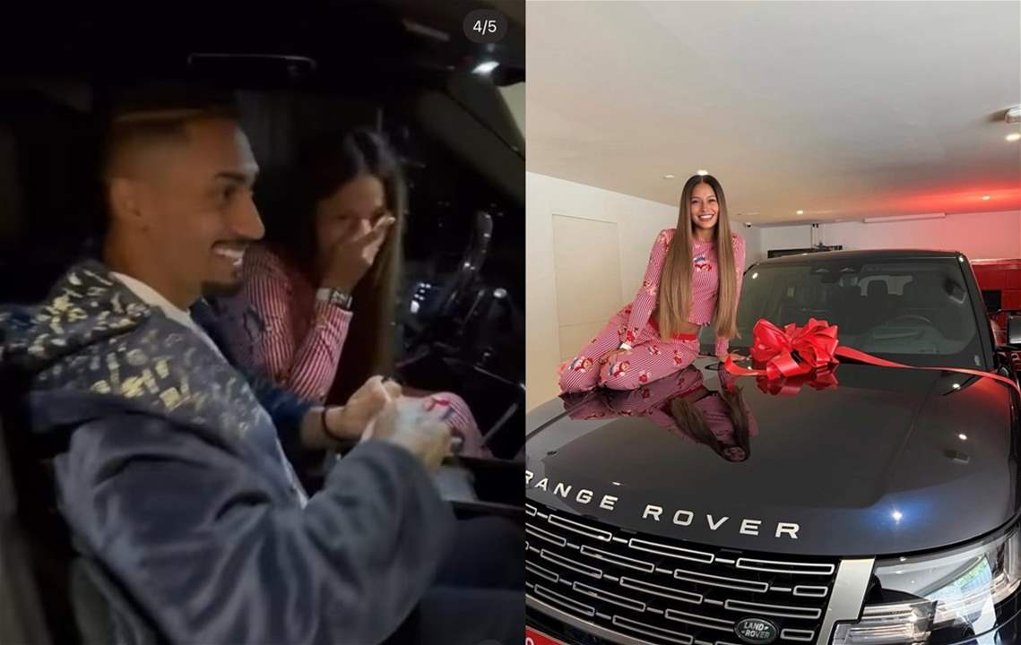 رافينيا أهدى زوجته سيارة رانج روفر